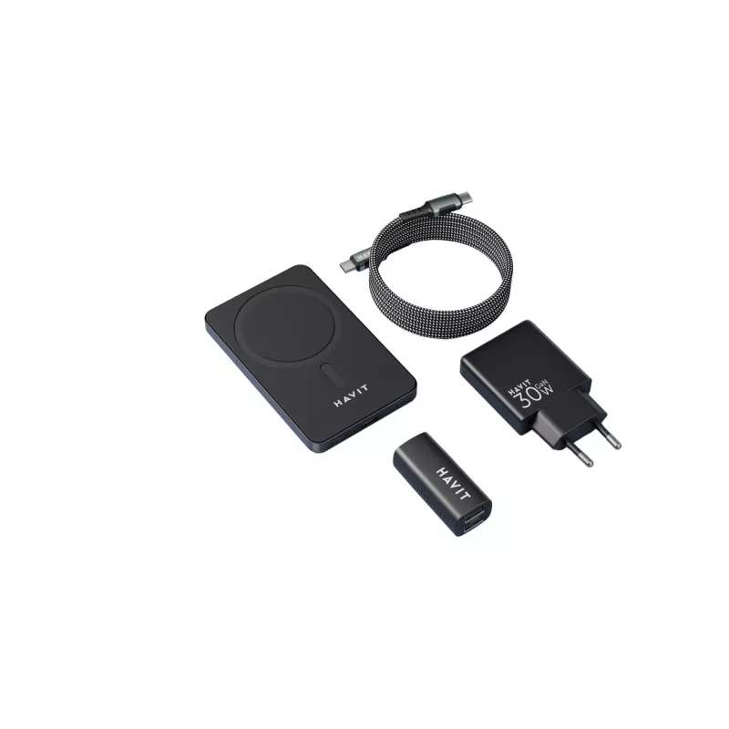 HAVIT Charging Kit 2024 Gift Kit EU – kelių dalių įkrovimo rinkinys nešiojamiems įrenginiams