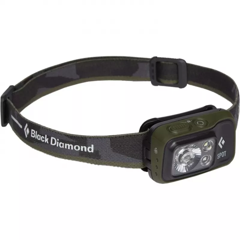 Juoda Diamond Spot 400 Juoda, Olive galvos apšvietimo žibintuvėlis