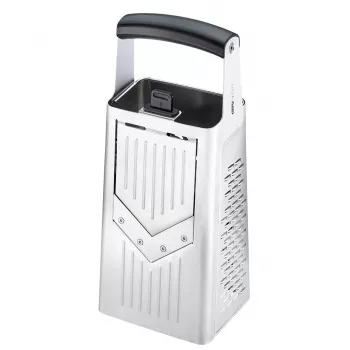 Dėžutinė tarka GEFU 10761 Juoda Sidabrinė Nerūdijantis plienas