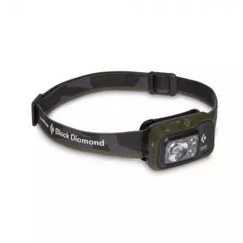 Juoda Diamond Spot 400 juodas, raudonas galvos juostos žibintuvėlis LED