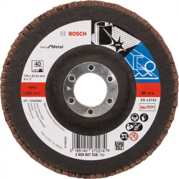 Kampinio šlifuoklio priedas Bosch 2 608 607 326, kiaurymės skersmuo 2,22 cm