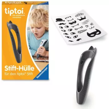 tiptoi pin-Case for swapping in Juoda, Apsauginis dėklas juodas