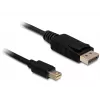 DisplayPort laidas DeLOCK 83479 Mini DisplayPort 5 m juodas