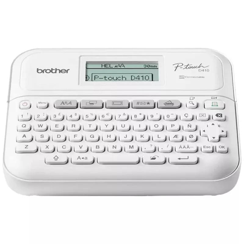 Brother PT-D410VP etikečių spausdintuvas ZINK (Zero-Ink) 180 x 180 DPI laidinis TZe QWERTY