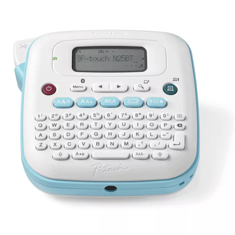 Etikečių spausdintuvas Brother PT-N25BT su Bluetooth ryšiu, kompaktiškas rankinis dizainas