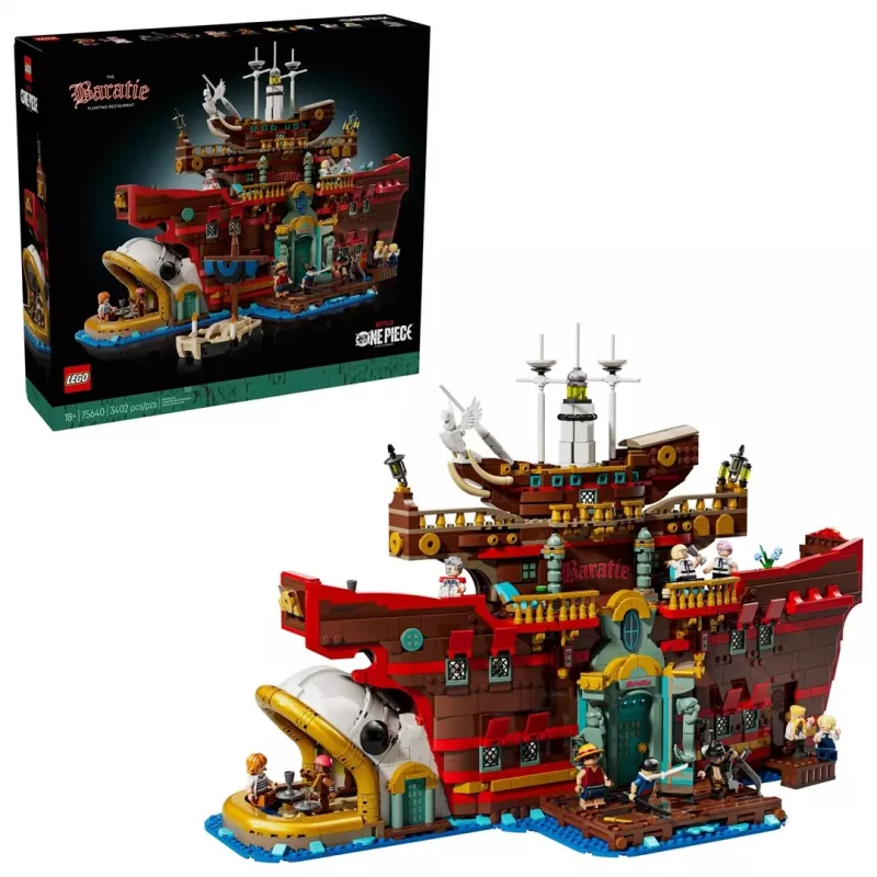 LEGO ONE PIECE 75640 plūduriuojantis restoranas „Baratie“