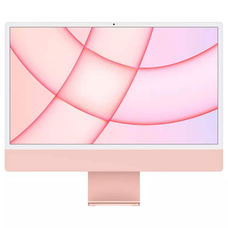 iMac - 24 col. - M1 - 8 branduolių CPU / 7 branduolių GPU - 8 GB RAM - 256 GB SSD - Rožinė