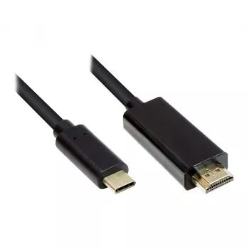 Good Connections GC-M0100 - 1 m - HDMI Type A (standartinis) - USB Type-C - Vyriškas - Vyriškas - tiesus