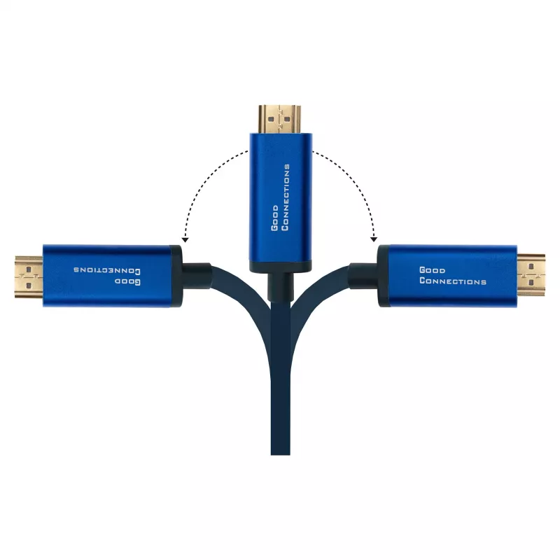 Good Connections GC 4520-CSF010B - adapterio kabelis USB C> HDMI, 4K@60Hz, lankstus, 1,0 m - skaitmeninis/duomenų - skaitmeninis/vaizdo/vaizdo