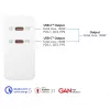 Good Connections GC USB greitasis įkroviklis 140W GaN technologija, 2x USB-C, PD 3.1, QC 5.0, PPS baltas - • USB greitasis įkroviklis 140W • išmaniesiems telefonams