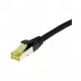 komutacinis kabelis RJ45, CAT6A 500MHz, 10m, juodas, S-STP(S/FTP), TPE/LSZH(Ultraflex), AWG26, su Cat.7 žaliaviniu kabeliu, Synergy 21 (S217623)