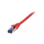 komutacinis kabelis RJ45 - CAT6A 500Mhz - 3m - raudonas - S-STP(S/FTP) - TPE/LSZH(Superflex) - AWG26 - Synergy 21