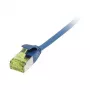 Synergy 21 komutacinis kabelis RJ45 CAT6A 500MHz 1,0 m mėlynas U/FTP plonas apvalus d 3,8 mm - Tinklo kabelis / RJ45 kištukas