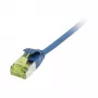 Synergy 21 komutacinis kabelis RJ45 CAT6A 500Mhz 5m mėlynas U/FTP plonas apvalus d 3,8mm - Tinklo - CAT 7 kabelis / RJ45 kištukas