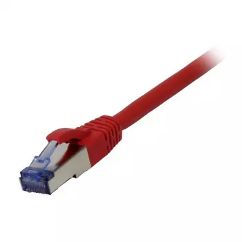 komutacinis kabelis RJ45 - CAT6A 500Mhz - 0,5m - raudonas - S-STP(S/FTP) - AWG26 - LSZH - Synergy 21