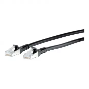 BTR 130845C000-E komutacinis kabelis Cat.6a AWG26 2RJ45 30m juodas 10GB_T SFTP LS0H (130845C000-E)