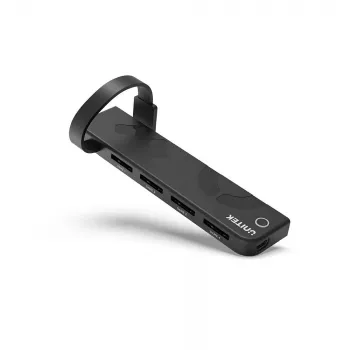Doko stotelė UNITEK G1002D, skirta Nintendo Switch, laidinė, juoda