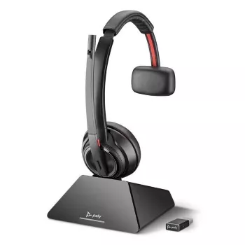 HP Poly Poly Savi 8210 UC - Microsoft - Ausinės - Ant ausies - DECT 6.0 - Belaidės - Sertifikuota Microsoft Teams (209212-02)