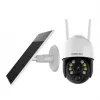 IP saugos kamera Foscam B4 Dome 4 MP (2560×1440), Wi‑Fi 2.4 GHz, IP65, saulės energija + baterija 5000 mAh, 355° pasukimas, 90° pakreipimas
