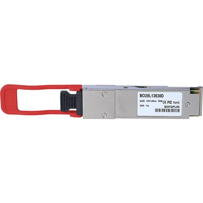 Suderinamas Juniper QSFP-100G-ER4L BlueOptics BO28L13630D QSFP28 siųstuvas-imtuvas, LC duplex, 100GBASE-ER4