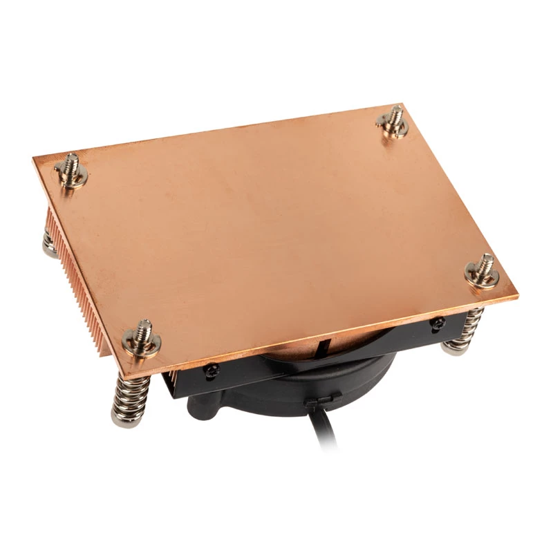 Oro CPU aušintuvas Akasa AK-CC1109BP01 su 77 mm ventiliatoriumi, dvigubu rutuliniu guoliu, lizdu AM4, juoda/varinė