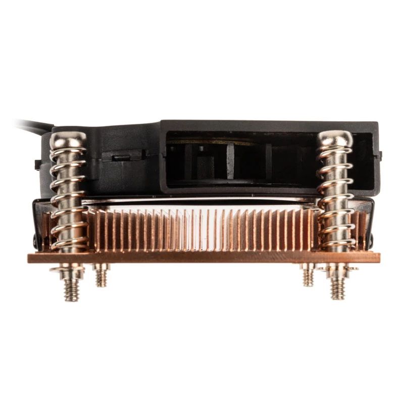 Oro CPU aušintuvas Akasa AK-CC1109BP01 su 77 mm ventiliatoriumi, dvigubu rutuliniu guoliu, lizdu AM4, juoda/varinė