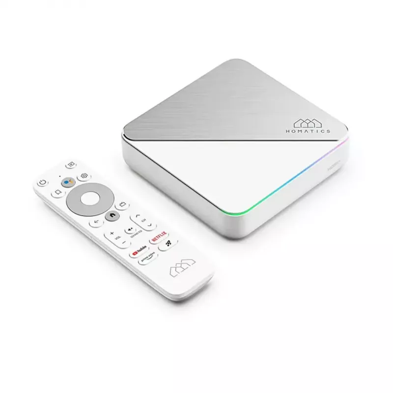 Srautinio atkūrimo grotuvas Homatics Box R PLUS 4K Android TV – 4K transliacija, Android TV platforma