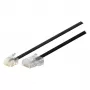 Telefono laidas S-Impuls 70256 — 6 m, RJ11 į RJ11, juodas