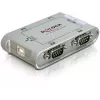 DeLOCK 87414 USB 2.0 į 4 prievadų RS-232 nuoseklusis adapteris