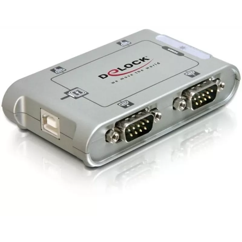 DeLOCK 87414 USB 2.0 į 4 prievadų RS-232 nuoseklusis adapteris