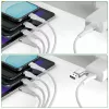 4smarts 541024 USB laidas 1,2 m USB A/USB C USB C/Micro USB-A/Lightning baltas (541024)