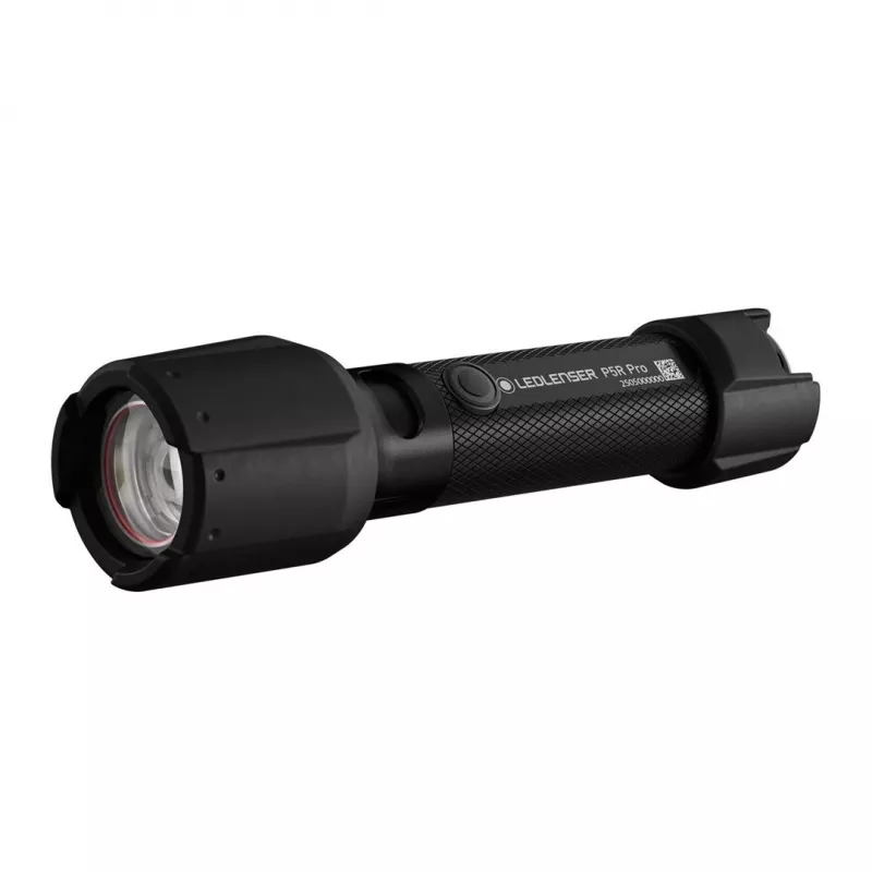 “LED Lenser P5R Pro” rankinis, įkraunamas LED žibintuvėlis, juodas, modelis 503101