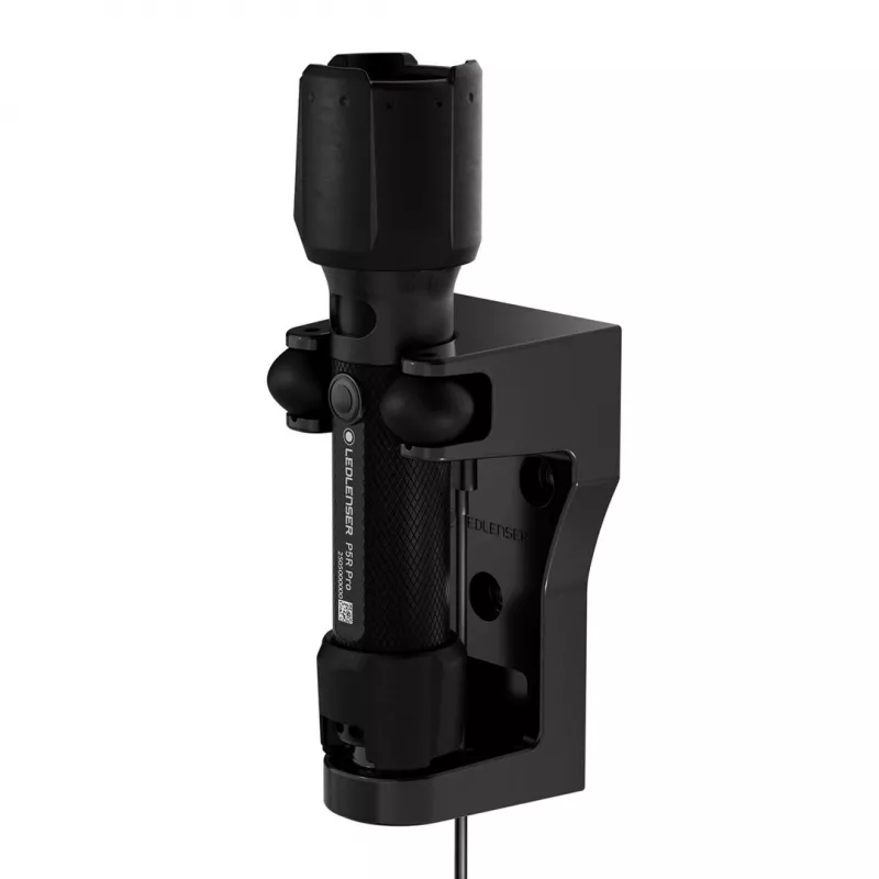 “LED Lenser P5R Pro” rankinis, įkraunamas LED žibintuvėlis, juodas, modelis 503101