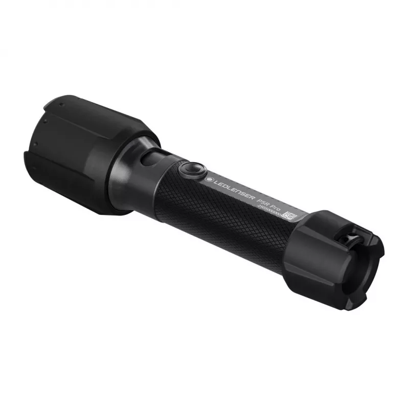 “LED Lenser P5R Pro” rankinis, įkraunamas LED žibintuvėlis, juodas, modelis 503101