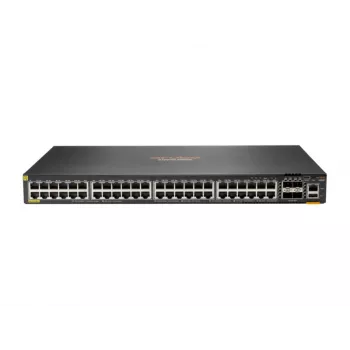 HPE Aruba 6300F - komutatorius - L3 - valdomas - 48 x 10/100/1000 (PoE+) + 4 x 50 Gigabit Ethernet SFP56 - stovui montuojamas - PoE+ - TAA atitinkantis