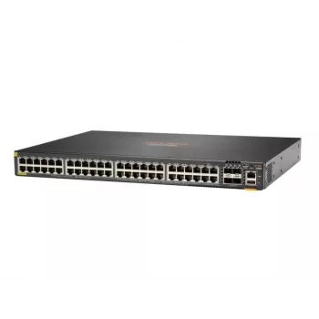 HPE Aruba 6300F - komutatorius - L3 - valdomas - 48 x 10/100/1000 (PoE+) + 4 x 50 Gigabit Ethernet SFP56 - stovui montuojamas - PoE+ - TAA atitinkantis