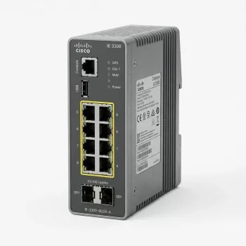 Catalyst IE3300 W/ 8 GE Copper (4PPOE) 2 10G Sfp Mod NA