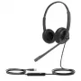 Yealink UH34 Lite Dual UC - Ausinės - ant ausies - laidinės - USB - juodos - skirtos Yealink SIP-T43, T46, T48, T53, T54, T57, VP59, T58, VP59