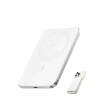 Nešiojamas įkroviklis Anker A1665H21 5000 mAh plonas baltas