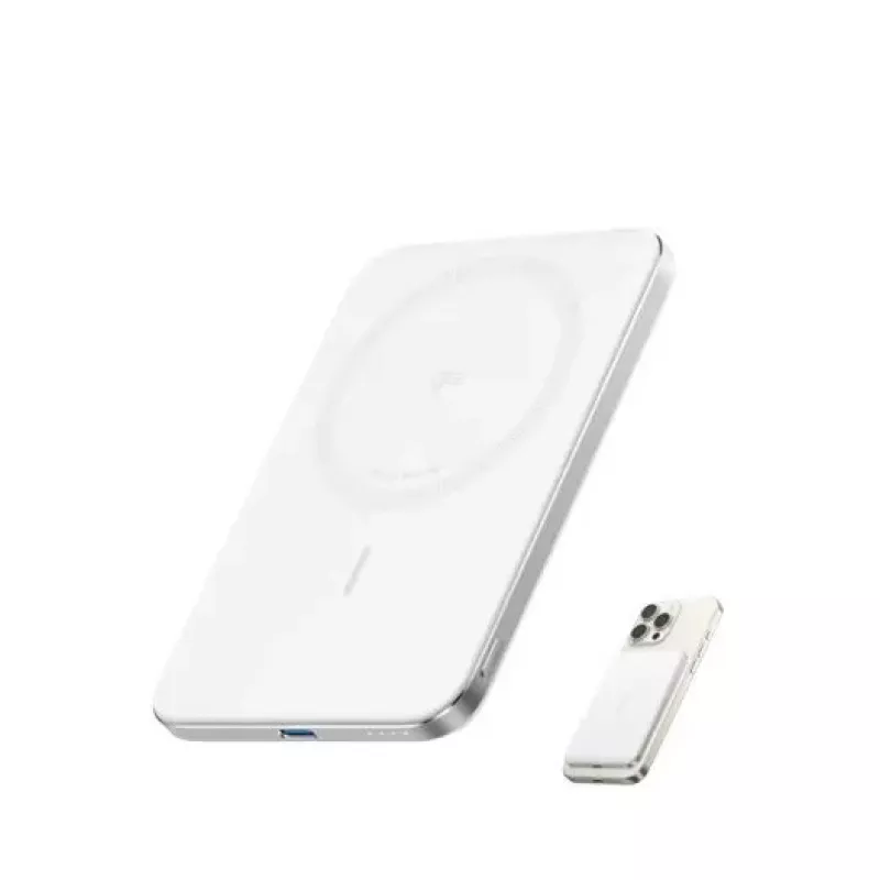 Nešiojamas įkroviklis Anker A1665H21 5000 mAh plonas baltas