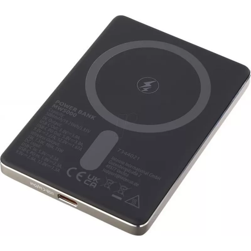 Išorinė baterija USB 5000MAH MAG/CHAMPAGNE 7344021 Intenso