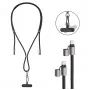 Laidas USB-C į USB-C 1,65M/LANYARD juodas 7991000 Intenso