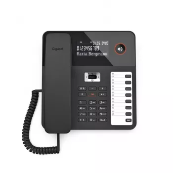 Gigaset Desk 800A DECT telefonas, juodas