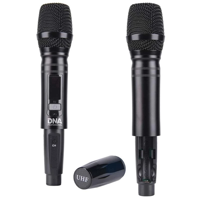 DNA MIXMIC 2 - rinkinys (USB garso maišytuvas + 2 belaidžiai mikrofonai)