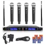 DNA WM4 Vocal Set - rinkinys (belaidis mikrofonas, 4 rankiniai siųstuvai, UHF garso sistema)