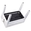 V-TONE ŁAWA 2 WH - piano bench with storage compartment and Aukštis adjustment, Balta