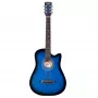 V-TONE AG One BB - 4/4 akustinė gitara, mėlynas perėjimas