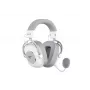 Ant galvos dedamos ausinės HAVIT H2002YG — 2,4 GHz belaidės, Bluetooth, laidinės, 20–20 000 Hz, 10 m atstumas, 257 g (baltos/pilkos)