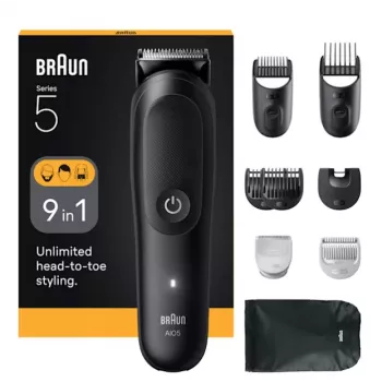 Plaukų kirpimo mašinėlės Braun AIO5540 Juoda Lithium-Ion 120 min