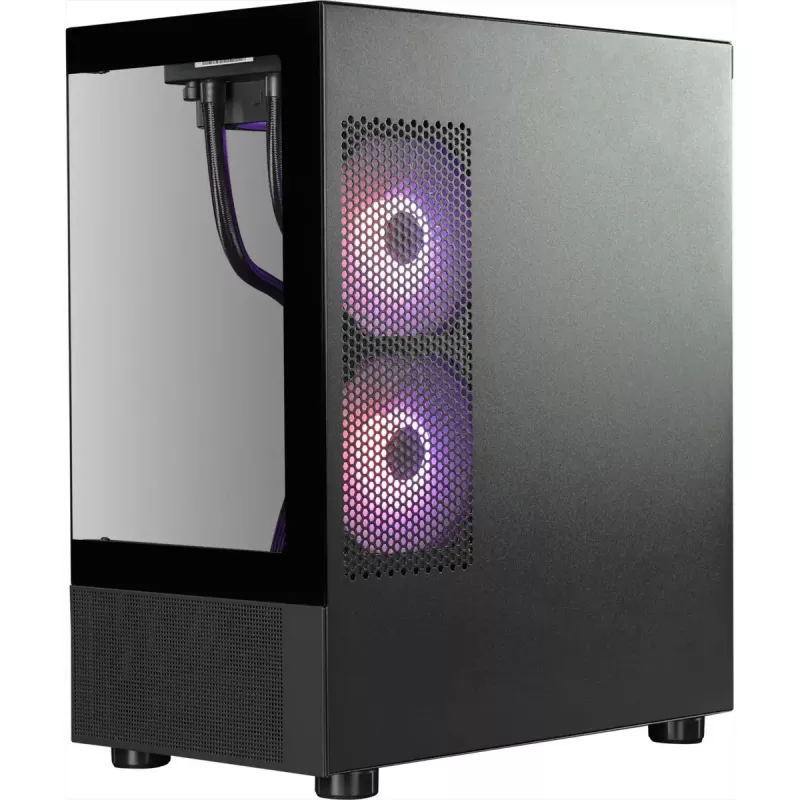 Stalinis kompiuteris THERMALTAKE FTW A-Line LCS 5060 D5 žaidimų PC, juoda/skaidri, Windows 11 Home